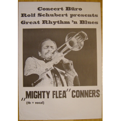 Mighty Flea Conners - Great Rhythm 'N Blues (Vintage Jazz Concert Poster)
