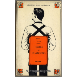 Boris Vian - Textes Et Chansons (Vintage Book Refus D'Obtempérer 1966)