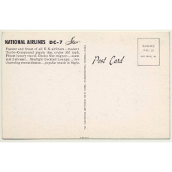 National Airlines DC-7 Star / Aviation (Vintage PC ~1950s/1960s)