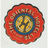 The Oriental Hotel  - Kobe / Japan (Vintage Die-Cut Luggage Label)