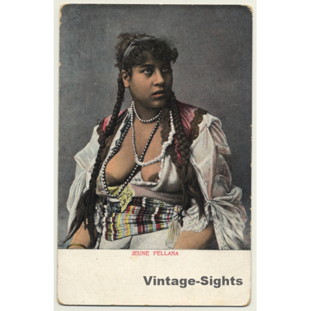 Egypt: Jeune Fellaha / Topless - Risqué - Ethnic (Vintage PC ~1910s/1920s)