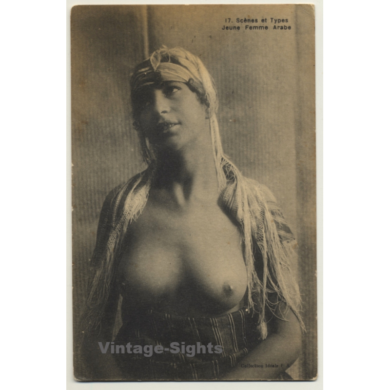 Scènes Et Types: Jeune Femme Arabe / Topless - Risqué - Ethnic (Vintage PC 1917)