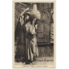 Morocco: La Femme À L'Amphore / Topless - Risqué - Ethnic (Vintage PC ~1920s)