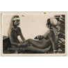 Ageria: Deux Bonnes Amies / Nude - Ethnic (Vintage RPPC ~1920s/1930s)