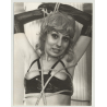 Blonde Fetish Woman In Bondage / Lacquer - Squashed Breast (Vintage Photo Master 1960s)