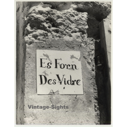 Mallorca Impressions: Es Forn Des Vidre / Forn Del Vidre (Vintage Photo  ~1960s)