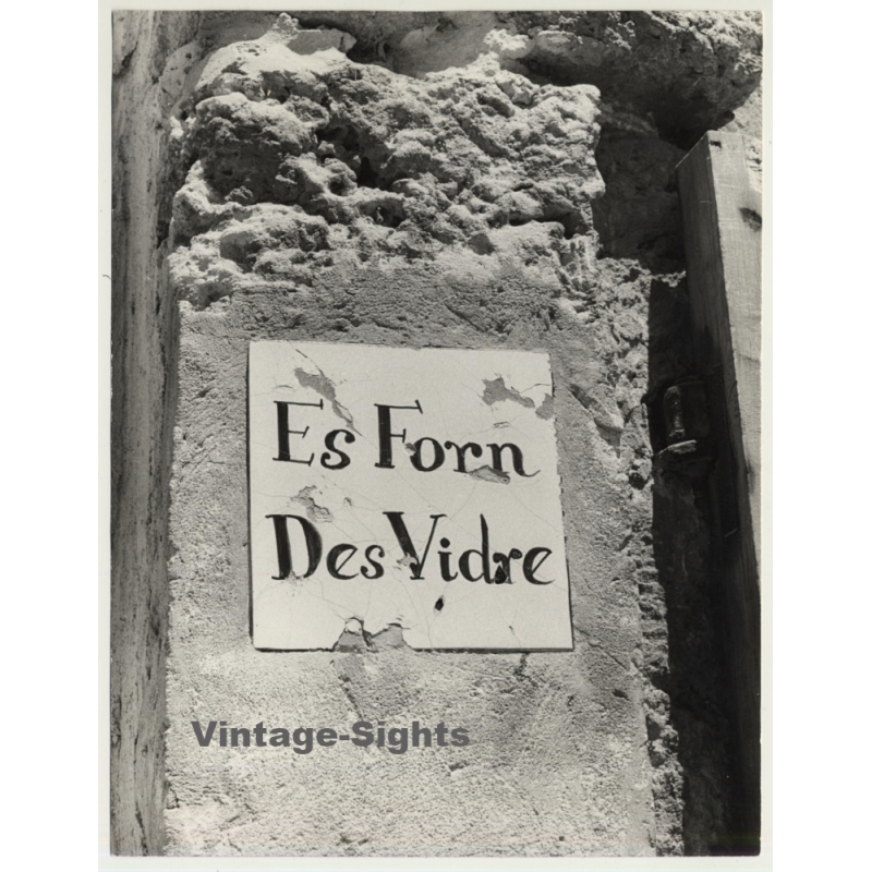 Mallorca Impressions: Es Forn Des Vidre / Forn Del Vidre (Vintage Photo  ~1960s)