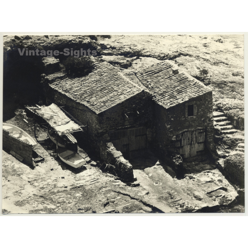 Mallorca Impressions: Varadero - LLaut - Boathouse (Vintage Photo  ~1960s)