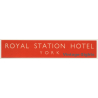 York / UK: Royal Station Hotel (Vintage Luggage Label)