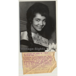 Claude Modock / Miss Antilles 1961 (Vintage Press Photo INTERPESS)