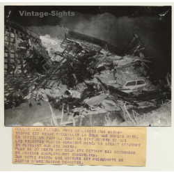 Moulin-Sous-Fléron: Slag Heap Disaster In Belgium (Vintage Press Photo 1961)