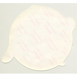 Racy Darkhaired Nude & Black Panther / Pinup - Risqué (Vintage Sticker ~1980s)