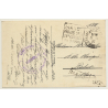Casblanca / Morocco: Entrée Du Parc Lyautey / Field Postmark 37°Rég.D'Aviation (Vintage PC 1937)