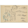 Meknès / Morocco: Vue Generale - Medina / Field Postmark Escadre Aérienne (Vintage PC 1937)