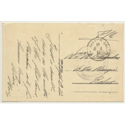 Kourigha / Morocco: La Kissaria / Field Postmark (Vintage PC 1937)