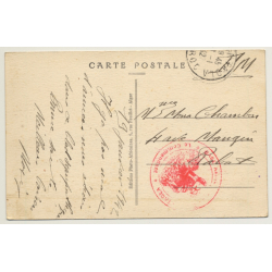 Kasbah-Tadla / Morocco: Pont Portugais / Field Postmark Base Aérienne (Vintage PC 1942)