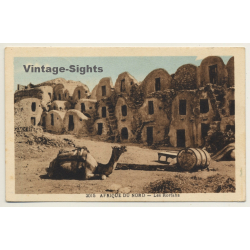 Afrique Du Nord: Les Rorfahs / Field Postmark Base Aérienne (Vintage PC 1939)