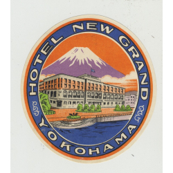 Hotel New Grand - Yokohama / Japan (Vintage Luggage Label)
