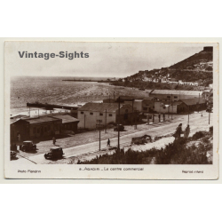 Agadir / Morocco: Le Centre Commercial (Vintage RPPC 1941)