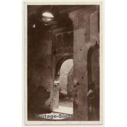 Rissani / Morocco: Kasbah D'Abd-el-Malek - Trou D'Obus (Vintage RPPC 1941)
