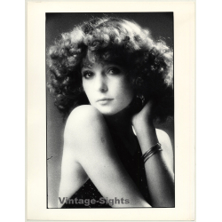 Portrait: Female Fashion Model *1 / Hairstyle (Vintage Photo: Wolfgang Klein 1980s DIN...