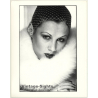 Portrait: Female Fashion Model *7 / Hairstyle (Vintage Photo: Wolfgang Klein 1980s DIN A4+)