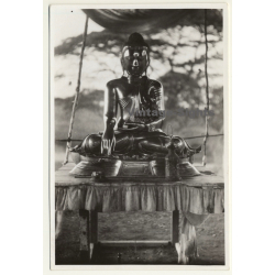 Indonesia: Buddah Statue - Temple (Vintage Photo ~1930s)