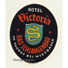 Bad Schlangenbad / Germany: Hotel Victoria (Vintage Luggage Label 40s/50s)