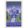 Kassel / Germany: Westend Hotel (Vintage Luggage Label)