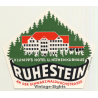 Klumpp's Hotel U. Höhenkurhaus - Ruhestein / Germany (Vintage Luggage Label)