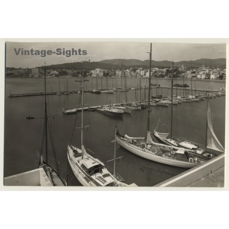 Palma De Mallorca - Baleares: Embarcaciones Club Náutico (Vintage RPPC)