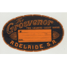 The Grosvenor Hotel - Adelaide S.A. / Australia (Vintage Luggage Label)