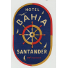 Hotel Bahia - Santander / Spain (Vintage Luggage Label)