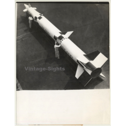 LIM-49 Spartan Anti-Ballistic Missile / US Army (Vintage Press Photo 1968)