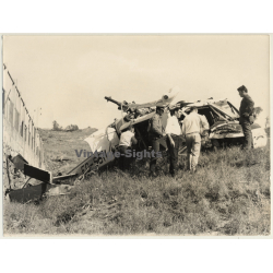 Las Palmas / Gran Canaria: Helicopter Crash Servicio Aéreo De Rescate (Vintage Press Photo 1970)