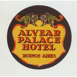 Alvear Palace Hotel - Buenos Aires / Argentina (Vintage Luggage Label)