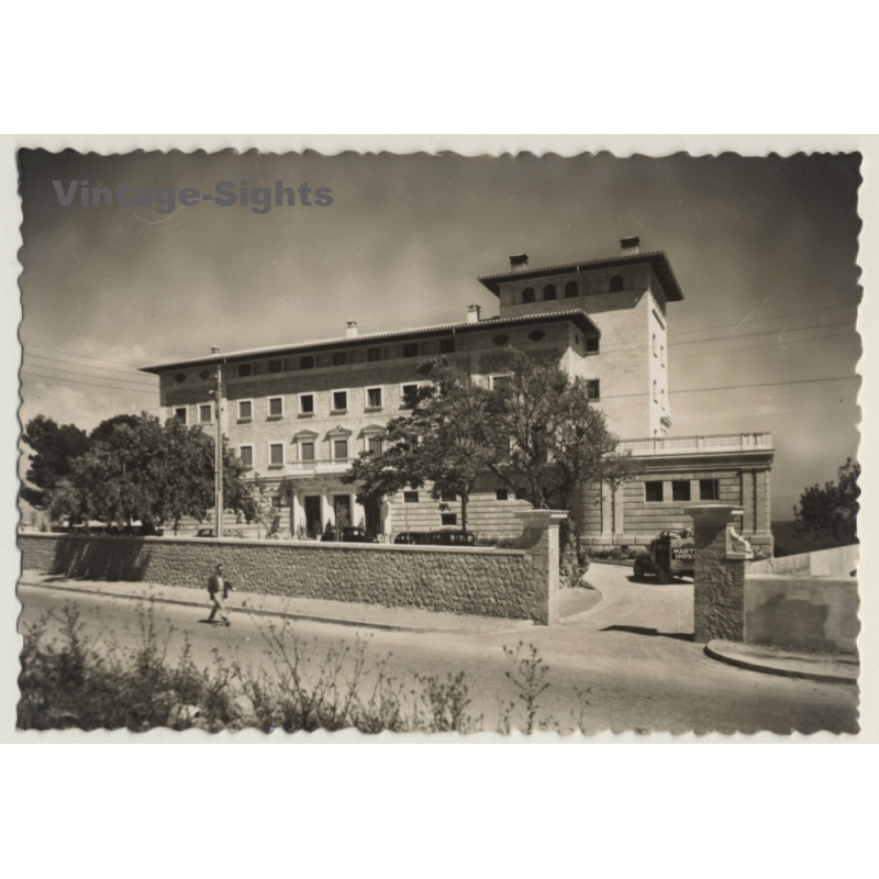 Palma De Mallorca - Baleares: Hotel Maricel / Martini Rosso (Vintage RPPC ~1950s)