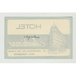 Hotel Sul Americano - Belo Horizonte / Brazil (Vintage Luggage Label)