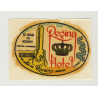Regina Hotel - Rosario / Argentina (Vintage Roll On Luggage Label)