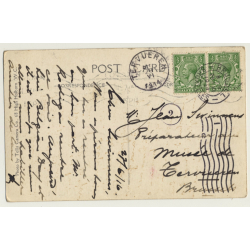 PC Adressed To Taxidermist Jean Swinnens At Tervueren Museum (Vintage RPPC 1914)