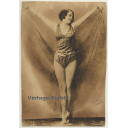 M. Okos / Istanbul: Turkish Belly Dancer (Vintage Photo ~1920s/1930s)