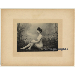 Classic French Nude *8 / Belle Epoque - Risqué (Vintage Photo Gelatin Silver ~1900s)