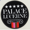 Lucerne / Switzerland: Palace Hotel (Vintage Self Adhesive Luggage Label / Sticker)
