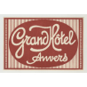 Grand Hotel Anvers - Antwerp / Belgium (Vintage Luggage Label)