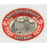 Grand Hotel Haglund - Göteborg / Sweden (Vintage Luggage Label) ANNEX SAVOY