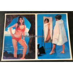 PK-330: Nude Duet A / Pin-Up (Vintage 3D Stereo Effect Postcard Toppan)
