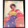 Nude Playing With Ballons / Pin-Up (Vintage 3D Stereo Effect Postcard Toppan)