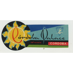 Hotel Córdoba Palace / Spain (Vintage Luggage Label)