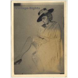 Léon Eygelshoven (1882-1967): Female Study *2 (Vintage Photo Of Drawing ~1920s/1930s)