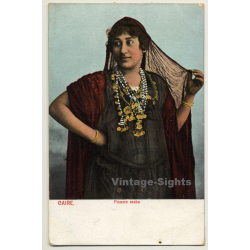 Cairo / Egypt: Femme Arabe / Traditional Costume - Ethnic (Vintage PC ~1910s)